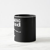 Mug Papa d'escalade de roche drôle (Centre)