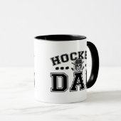 Mug Papa d'hockey (Devant droit)