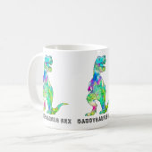 Mug Papa Dinosaur Drôle T-Rex (Devant gauche)