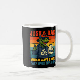Mug Papa dinosaure lait rétro blague drôle fête des pè