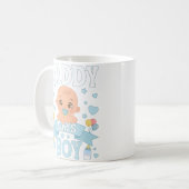 Mug Papa dit Grossesse Garçon rose ou bleu (Devant gauche)