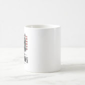 Mug Papa Doberman fier conception de vecteur de drapea (Centre)