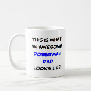 Mug papa doberman génial