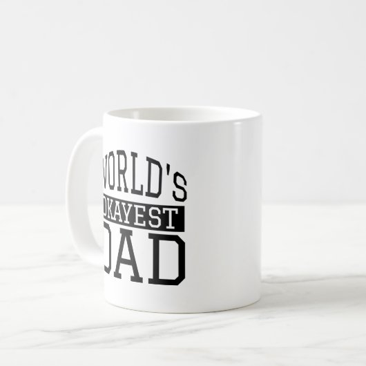 Mug Papa d'Okayest du monde (Devant gauche)