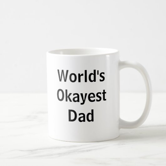 Mug Papa d'Okayest du monde (Droite)
