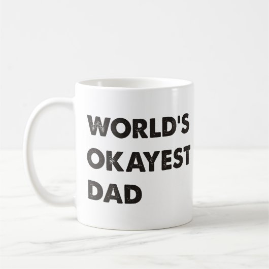 Mug Papa d'Okayest du monde (Gauche)