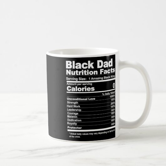 Mug Papa - Données nutritionnelles (Droite)