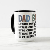 Mug Papa Drôle Banque (Devant gauche)