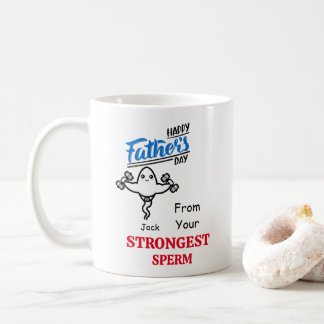 Mug Papa Drôle Bonne Fête des pères De Sperme Le Plus 