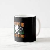 Mug Papa drôle comme Bigfoot de la fête des pères diff (Devant droit)