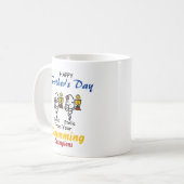 Mug Papa Drôle nageur Sperm Père Champions de natation (Devant gauche)