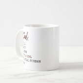 Mug Papa Drôle Sera Toujours Votre Fardeau Financier (Devant gauche)