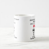 Mug Papa Drôle Sperm Hier, On Chilling Dans Ta Boule (Centre)
