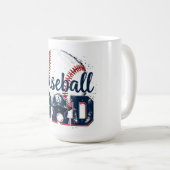 Mug Papa du baseball : Le PVP ultime (Devant droit)