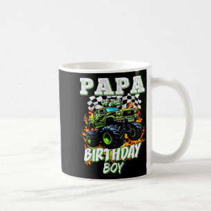 Mug Papa du garçon d'anniversaire Monster Truck Annive