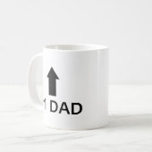Mug Papa du numéro 1 (Devant gauche)