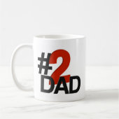 Mug Papa du numéro deux (Gauche)