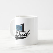 Mug Papa du numéro un (Devant gauche)