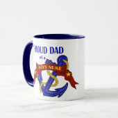 Mug Papa d'une arme nucléaire de marine (Devant gauche)