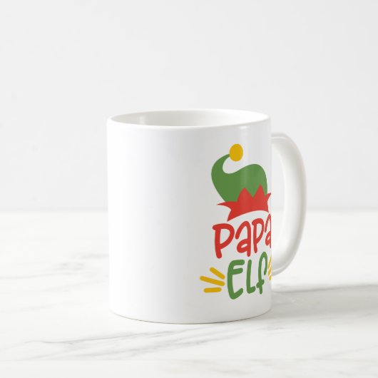 Mug Papa Elf (Devant droit)