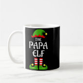 Mug Papa Elf Family Matching Group Christmas Dad (Gauche)