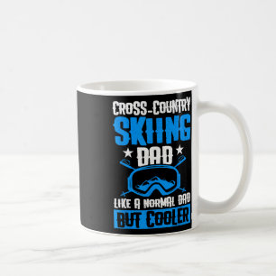 Mug Papa en ski de fond comme un papa normal mais en c