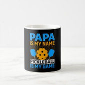 Mug Papa Est Mon Nom Pickleball Est Mon Jeu (Centre)