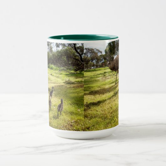 Mug Papa Et Bébé Emus, (Centre)