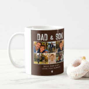 Mug Papa et Fils Or Famille 6 Photo 
