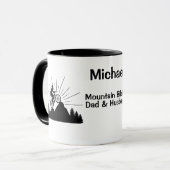 Mug Papa et mari de VTT (Devant gauche)