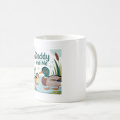 Mug Papa et moi - Canards colverts dans l'étang (Devant droit)