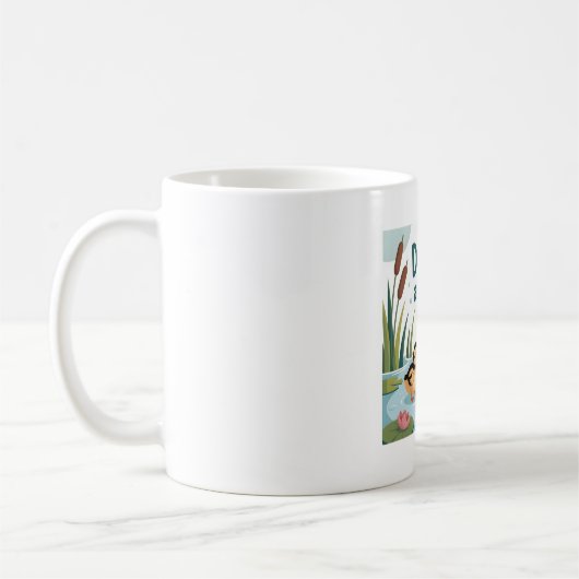 Mug Papa et moi - Canards colverts dans l'étang (Gauche)