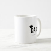 Mug Papa établi 2020 | Personnalisé (Devant droit)