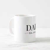 Mug Papa établi 2025 (Devant gauche)