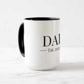 Mug Papa établi 2025 (Devant gauche)