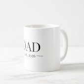 Mug Papa établi 2026 (Devant droit)