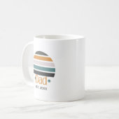 Mug Papa Etabli Rétro (Devant gauche)