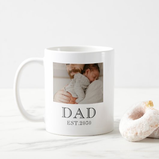 Mug Papa Établit 2 Photo (Avec donut)