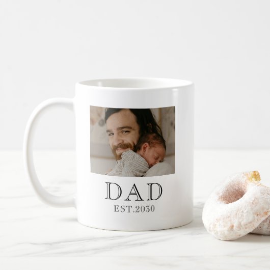 Mug Papa Établit 2 Photo (Avec donut)