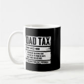 Mug Papa Fête des pères De Définition De L'Impôt Pour  (Gauche)