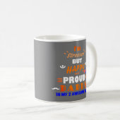Mug Papa fier de 2 garçons  (Devant droit)