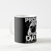 Mug Papa fier de carlin (Devant gauche)