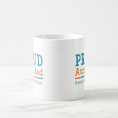 Mug Papa fier de l'autisme (Centre)