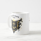 Mug Papa fier de marine (Devant gauche)