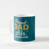 Mug Papa fier d'un diplômé de 2025 (Devant gauche)