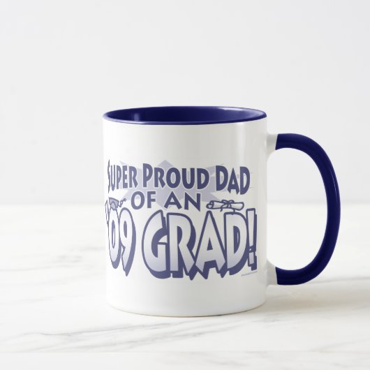 Mug Papa fier superbe 'd'un diplômé 09 (Droite)