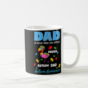 Mug Papa fierté amour sensibilisation autisme Fils aut