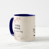 Mug Papa Fleur de Prunier Chinoise (Devant gauche)