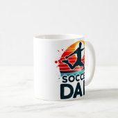 Mug Papa Footballeur Rétro (Devant droit)