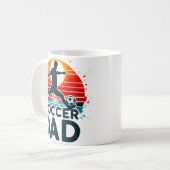 Mug Papa Footballeur Rétro (Devant gauche)